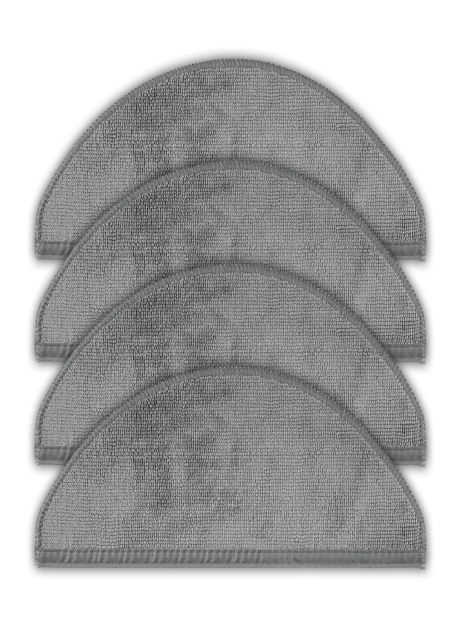 CHAIN PEAK (4 Pack) Q10 X5/ Q10 X5+ Mop Pads Compatible with Roborock Q10 X5/ Q10 X5+ Robot Vacuum Cleaner, Washable Mop Cloth Accessories Kit, Q10 X5/ Q10 X5+ Mop Pad Refill, Replacement Parts - Image 1